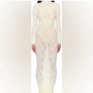 Skims knit lace dress NWT